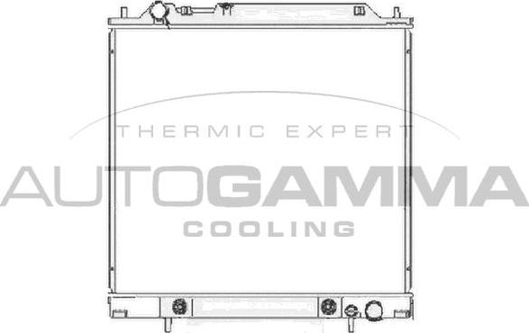 Autogamma 102179 - Радіатор, охолодження двигуна autocars.com.ua