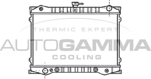 Autogamma 102184 - Радіатор, охолодження двигуна autocars.com.ua