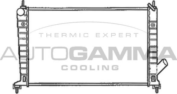 Autogamma 102301 - Радиатор, охлаждение двигателя autodnr.net