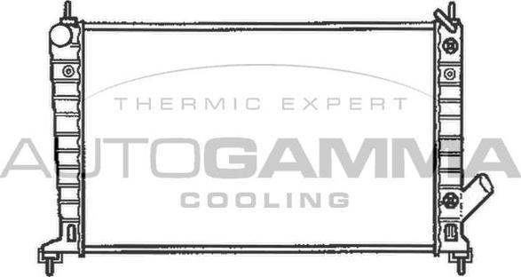 Autogamma 102302 - Радиатор, охлаждение двигателя autodnr.net