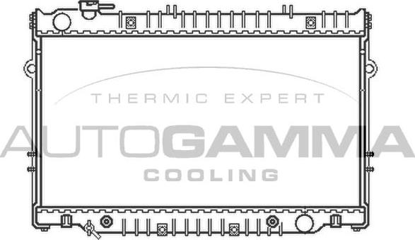 Autogamma 102365 - Радиатор, охлаждение двигателя autodnr.net