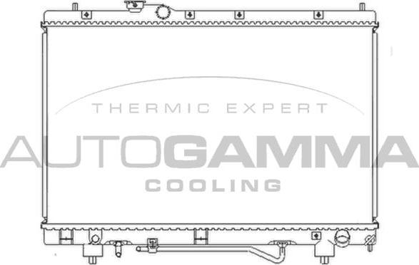 Autogamma 102371 - Радіатор, охолодження двигуна autocars.com.ua