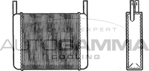 Autogamma 102418 - Теплообмінник, опалення салону autocars.com.ua