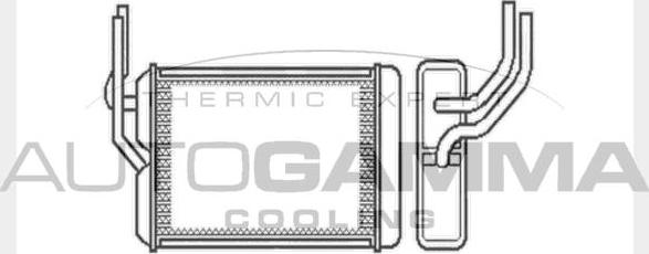 Autogamma 102465 - Теплообмінник, опалення салону autocars.com.ua