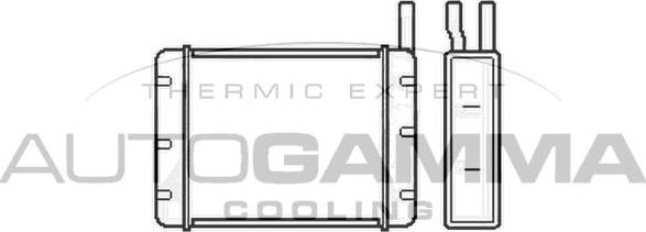 Autogamma 102470 - Теплообмінник, опалення салону autocars.com.ua