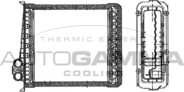 Autogamma 102485 - Теплообмінник, опалення салону autocars.com.ua