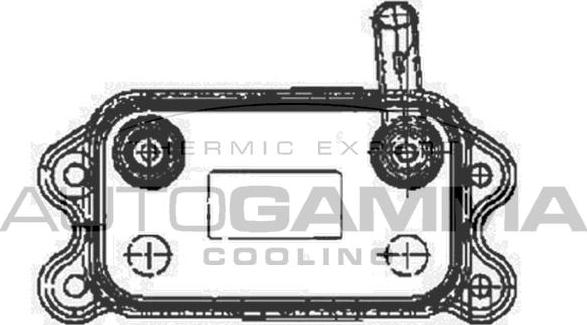 Autogamma 102522 - Масляний радіатор, рухове масло autocars.com.ua