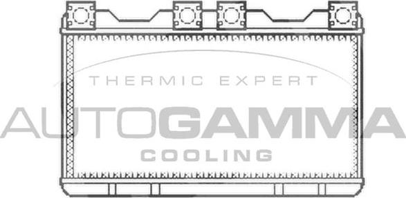 Autogamma 102546 - Теплообмінник, опалення салону autocars.com.ua