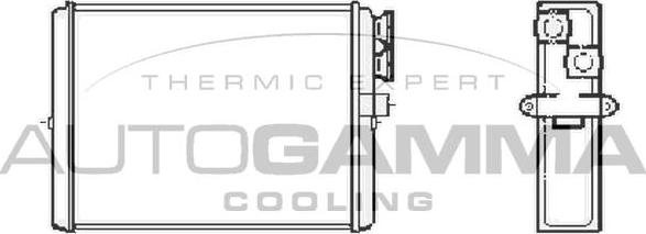 Autogamma 102552 - Теплообменник, отопление салона autodnr.net