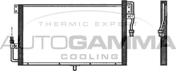 Autogamma 102559 - Конденсатор, кондиціонер autocars.com.ua