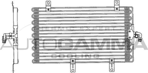 Autogamma 102568 - Конденсатор, кондиціонер autocars.com.ua