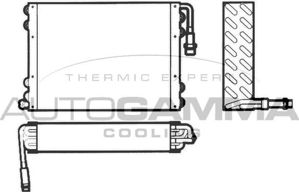 Autogamma 102595 - Конденсатор кондиционера autodnr.net