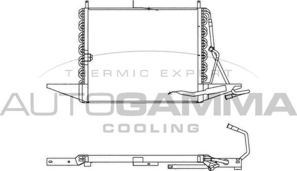 Autogamma 102652 - Конденсатор, кондиціонер autocars.com.ua