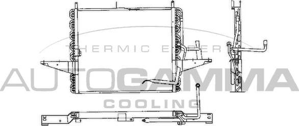 Autogamma 102654 - Конденсатор, кондиціонер autocars.com.ua