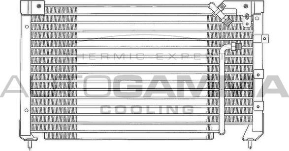 Autogamma 102669 - Конденсатор, кондиціонер autocars.com.ua