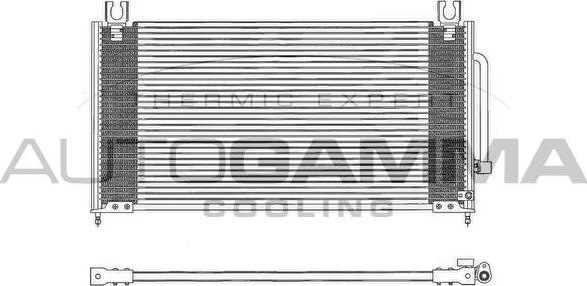 Autogamma 102673 - Конденсатор, кондиціонер autocars.com.ua