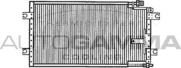 Autogamma 102680 - Конденсатор, кондиціонер autocars.com.ua