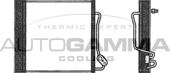 Autogamma 102682 - Конденсатор, кондиціонер autocars.com.ua