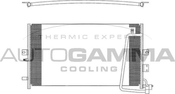 Autogamma 102775 - Конденсатор, кондиціонер autocars.com.ua