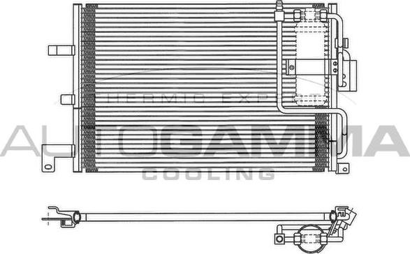 Autogamma 102776 - Конденсатор, кондиціонер autocars.com.ua