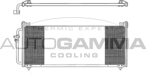 Autogamma 102786 - Конденсатор, кондиціонер autocars.com.ua