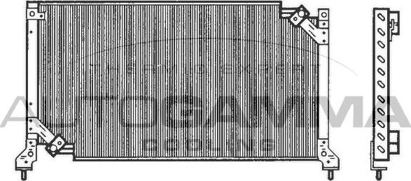 Autogamma 102788 - Конденсатор, кондиціонер autocars.com.ua