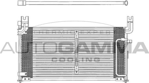 Autogamma 102791 - Конденсатор, кондиціонер autocars.com.ua