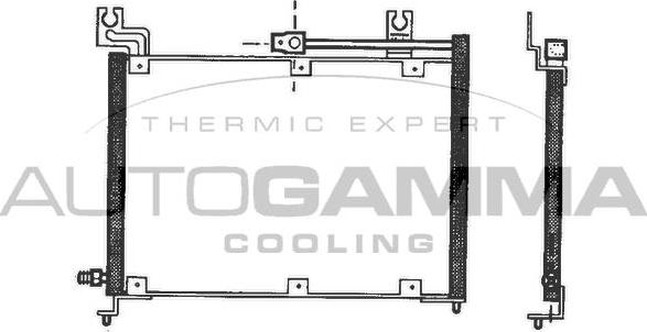 Autogamma 102792 - Конденсатор, кондиціонер autocars.com.ua