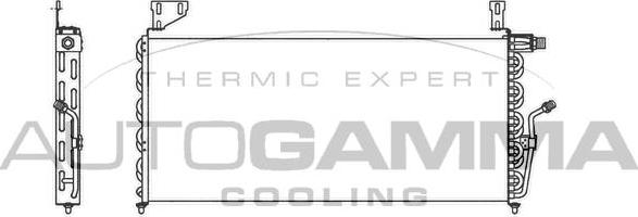 Autogamma 102817 - Конденсатор, кондиціонер autocars.com.ua