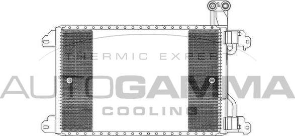 Autogamma 102846 - Конденсатор, кондиціонер autocars.com.ua