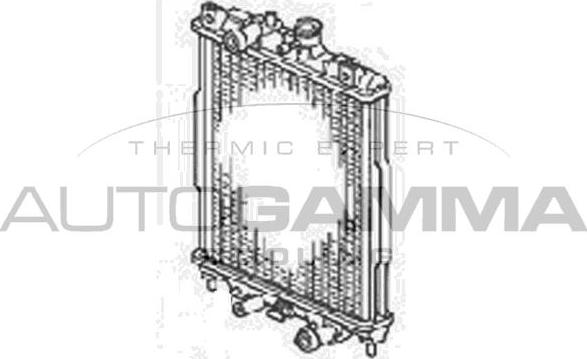 Autogamma 102907 - Радіатор, охолодження двигуна autocars.com.ua