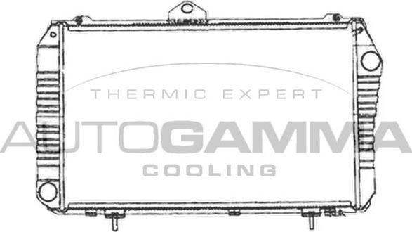 Autogamma 102976 - Радіатор, охолодження двигуна autocars.com.ua