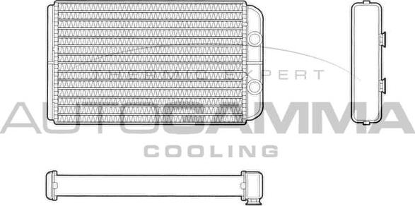 Autogamma 103059 - Теплообмінник, опалення салону autocars.com.ua