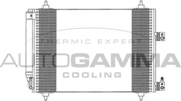 Autogamma 103116 - Конденсатор, кондиціонер autocars.com.ua