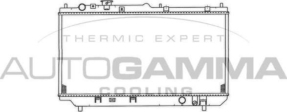 Autogamma 103264 - Радіатор, охолодження двигуна autocars.com.ua