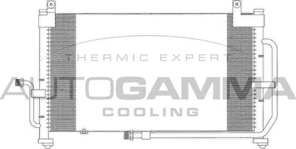 Autogamma 103278 - Конденсатор, кондиціонер autocars.com.ua