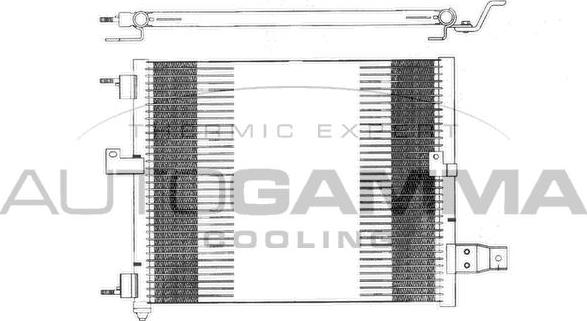 Autogamma 103284 - Конденсатор кондиционера autodnr.net