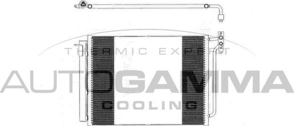 Autogamma 103297 - Конденсатор, кондиціонер autocars.com.ua