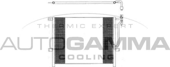 Autogamma 103298 - Конденсатор, кондиціонер autocars.com.ua