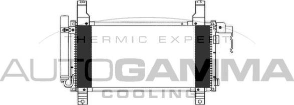 Autogamma 103315 - Конденсатор, кондиціонер autocars.com.ua