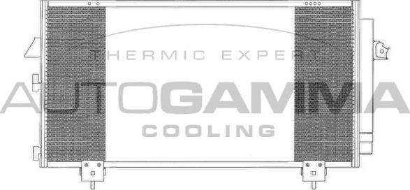 Autogamma 103320 - Конденсатор, кондиціонер autocars.com.ua