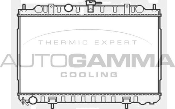 Autogamma 103347 - Радіатор, охолодження двигуна autocars.com.ua