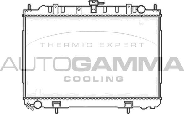 Autogamma 103349 - Радіатор, охолодження двигуна autocars.com.ua