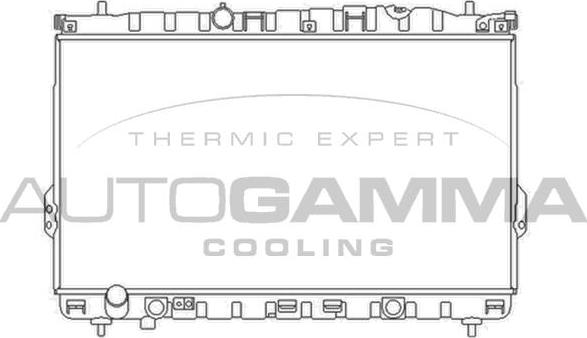 Autogamma 103362 - Радіатор, охолодження двигуна autocars.com.ua