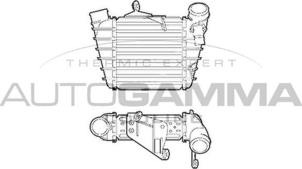 Autogamma 103366 - Интеркулер autocars.com.ua