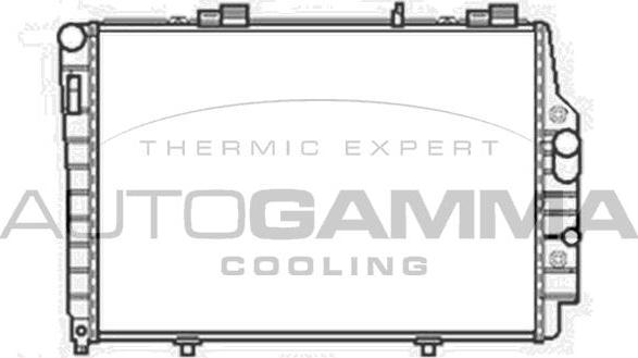 Autogamma 103468 - Радіатор, охолодження двигуна autocars.com.ua