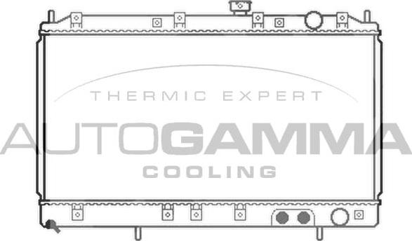 Autogamma 103479 - Радіатор, охолодження двигуна autocars.com.ua