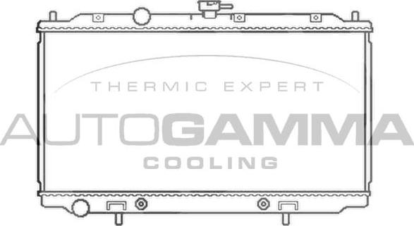 Autogamma 103501 - Радиатор, охлаждение двигателя autodnr.net