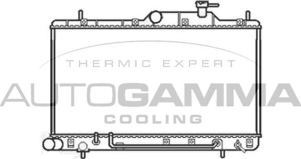 Autogamma 103558 - Радіатор, охолодження двигуна autocars.com.ua