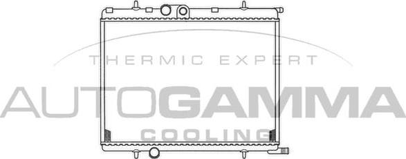 Autogamma 103590 - Радіатор, охолодження двигуна autocars.com.ua